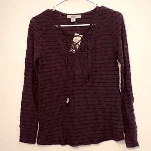 Vintage America Blues stripe long sleeve top